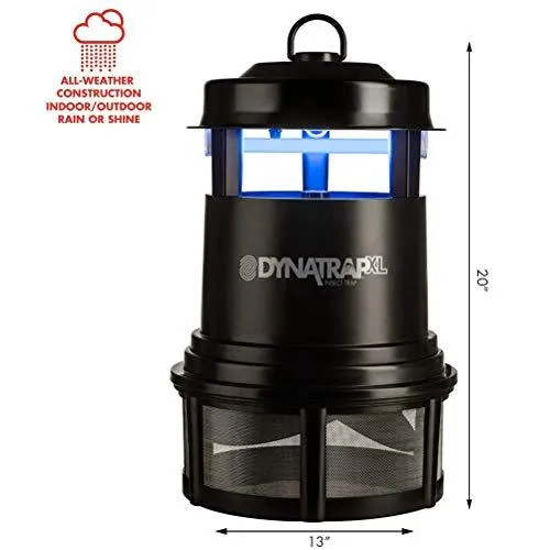 DynaTrap DT2000XLP 1 Acre XL Mosquito and Insect Trap – Black