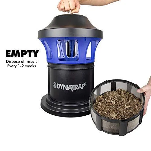 DynaTrap DT1775 1 Acre XL Mosquito and Insect Trap with AtraktaGlo Light - Black