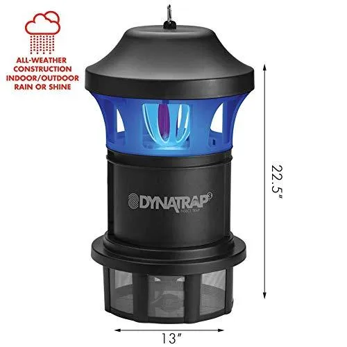 DynaTrap DT1775 1 Acre XL Mosquito and Insect Trap with AtraktaGlo Light - Black