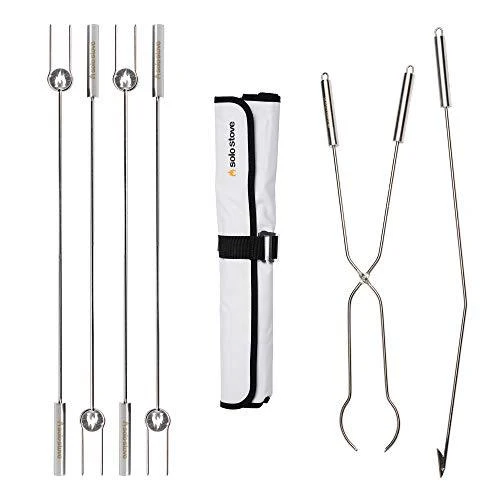 Solo Stove Roasting Sticks and Fire Pit Poker Fire Pit Accessories for Outdoor and RV Fire Pits