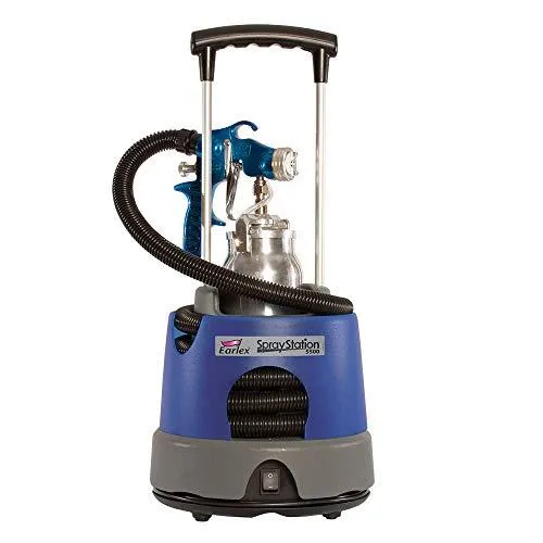 Earlex HV5500 HVLP Spray Station Paint Sprayer, Designed for serious woodworking, light contractor and automotive enthusiasts, achieve the perfect finish, 5500