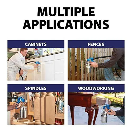 Earlex HV5500 HVLP Spray Station Paint Sprayer, Designed for serious woodworking, light contractor and automotive enthusiasts, achieve the perfect finish, 5500