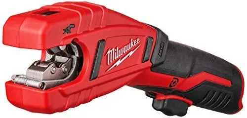 MILWAUKEE'S 2471-20 M12 Cordless Lithium Ion 500 RPM Copper Pipe and Tubing Cutter Adjustable from 3/8" to 1” Diameters (Battery Not Included, Power Tool Only)