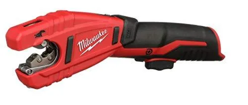MILWAUKEE'S 2471-20 M12 Cordless Lithium Ion 500 RPM Copper Pipe and Tubing Cutter Adjustable from 3/8" to 1” Diameters (Battery Not Included, Power Tool Only)