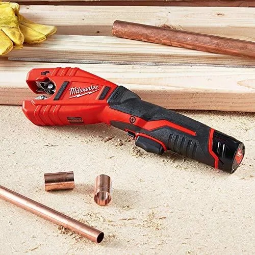MILWAUKEE'S 2471-20 M12 Cordless Lithium Ion 500 RPM Copper Pipe and Tubing Cutter Adjustable from 3/8" to 1” Diameters (Battery Not Included, Power Tool Only)