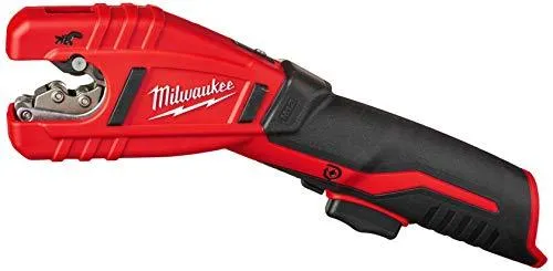 MILWAUKEE'S 2471-20 M12 Cordless Lithium Ion 500 RPM Copper Pipe and Tubing Cutter Adjustable from 3/8" to 1” Diameters (Battery Not Included, Power Tool Only)