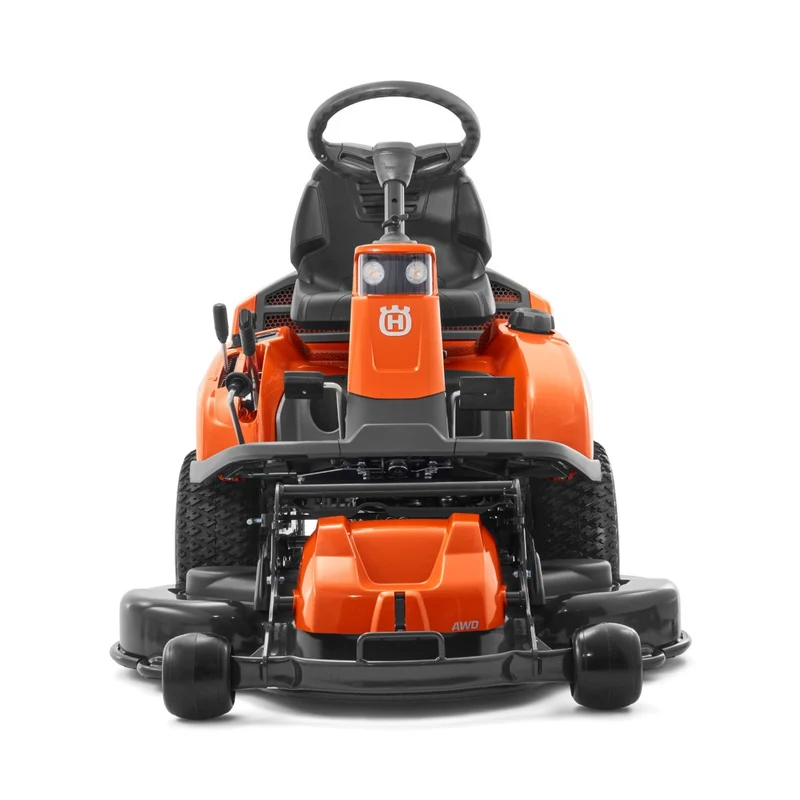 Tracteur tondeuse Rider à coupe frontale HUSQVARNA R216T AWD + Carter 103
