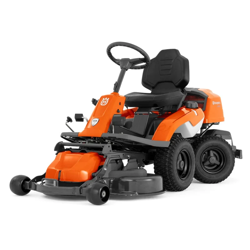 Tracteur tondeuse Rider à coupe frontale HUSQVARNA R214 TS Direction assistée