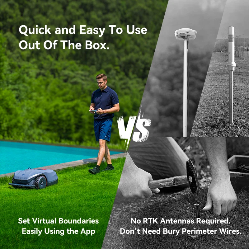HOOKII Neomow X Robotic Lawn Mower with 3D LiDAR SLAM