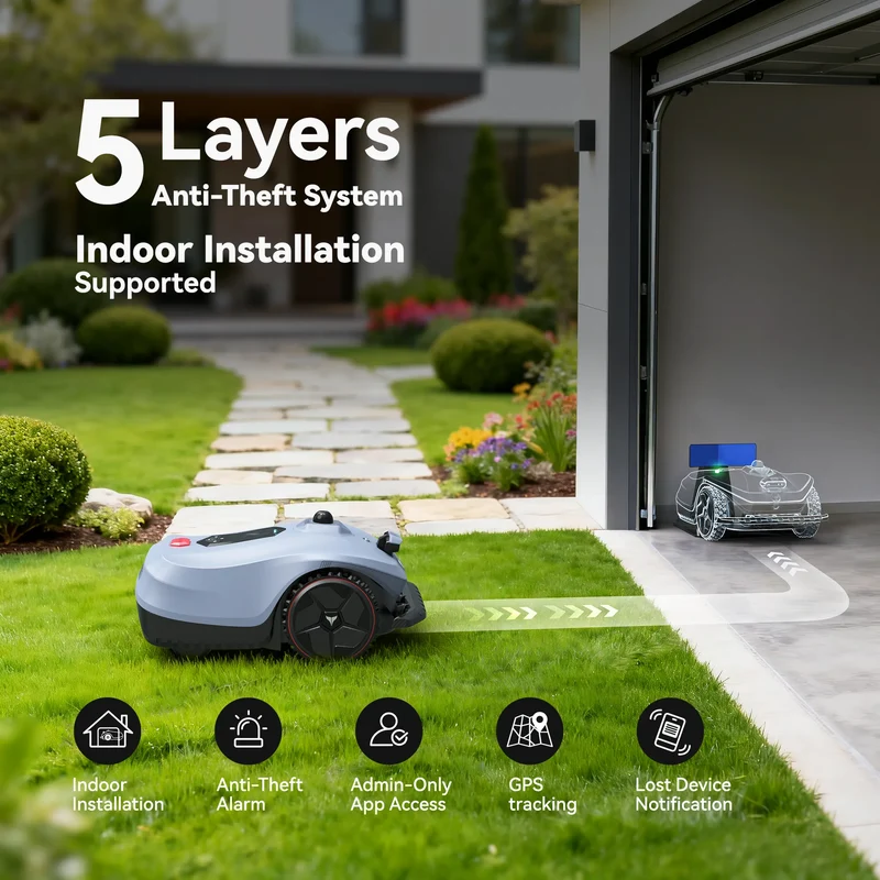 HOOKII Neomow X 2 Robotic Lawn Mower with 3D LiDAR and AI Vision System