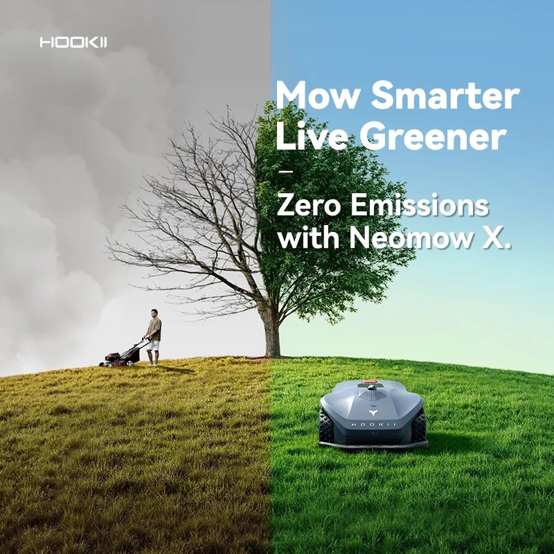 HOOKII Neomow X Robotic Lawn Mower with 3D LiDAR SLAM