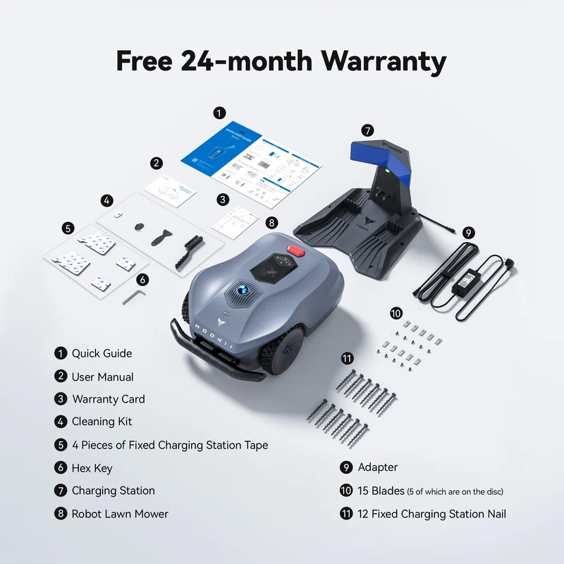HOOKII Neomow X Robotic Lawn Mower with 3D LiDAR SLAM