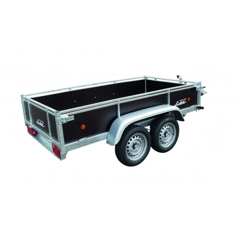 Remorque bois double essieu freinée PTAC 1300kg LIDER 41480