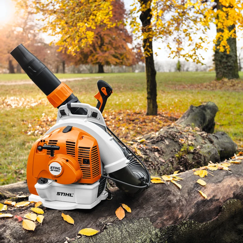 Souffleur à dos thermique Démarrage électrique STIHL BR 450 C-EF
