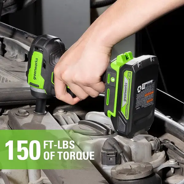 24V 3/8" Impact Wrench, 2.0Ah Battery and Charger Included
