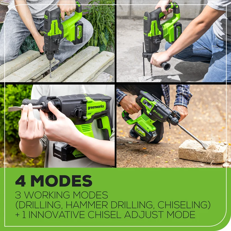 24V Brushless SDS Plus Rotary Hammer (Tool Only) - HM24L00