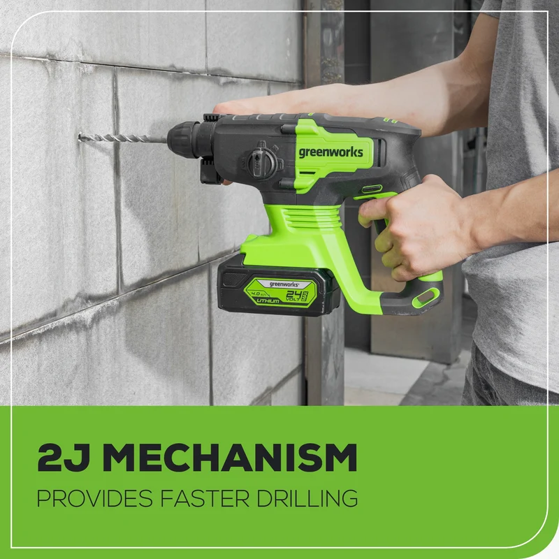 24V Brushless SDS Plus Rotary Hammer (Tool Only) - HM24L00