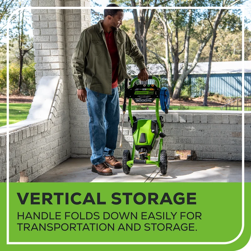 3000 PSI TruBrushless Pressure Washer with BONUS: 15” Surface Cleaner