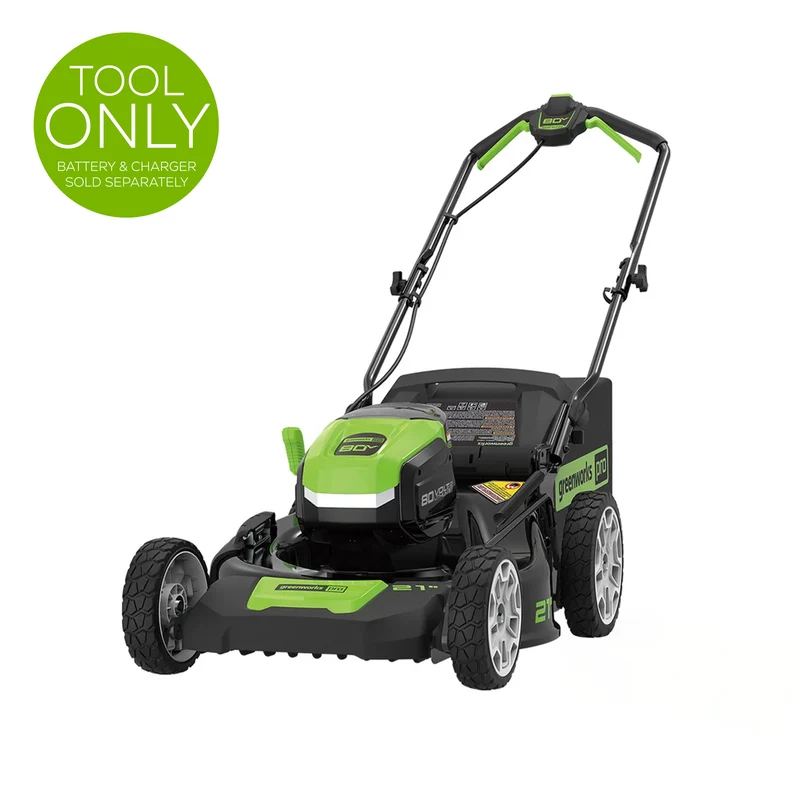 Greenworks 80V 21" Brushless Lawn Mower (Tool Only) BONUS: Blade Included