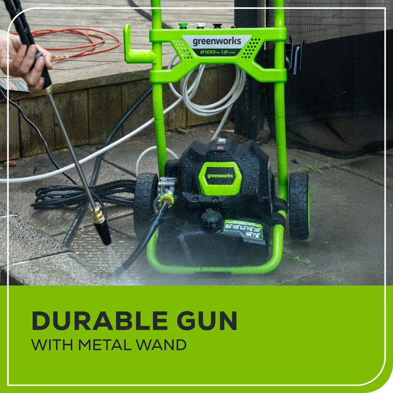 Greenworks 2100 PSI 1.2 GPM Electric Pressure Washer