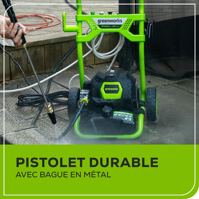Greenworks 2100 PSI 1.2 GPM Electric Pressure Washer