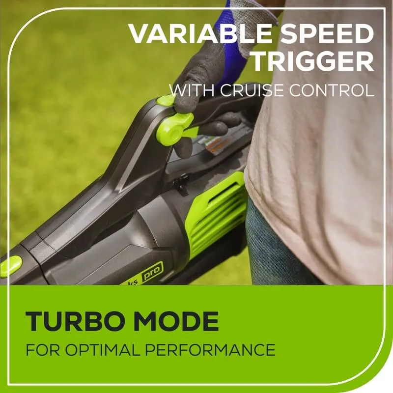 80V Blower & 16" String Trimmer Combo, 2.0Ah Battery and Charger Included
