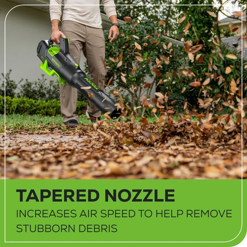 80V 770 CFM 180 MPH Leaf Blower, 4.0Ah Battery and Charger Included