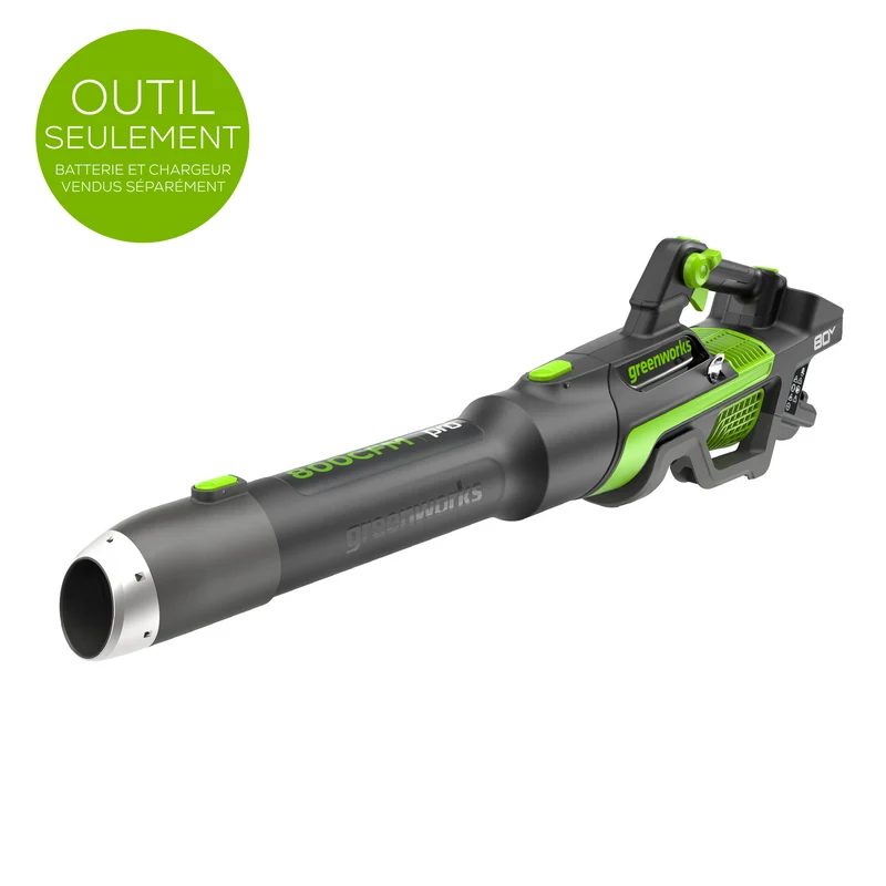80V 800 CFM - 200 MPH Brushless Blower (Tool Only) BONUS: Premium Shoulder Strap