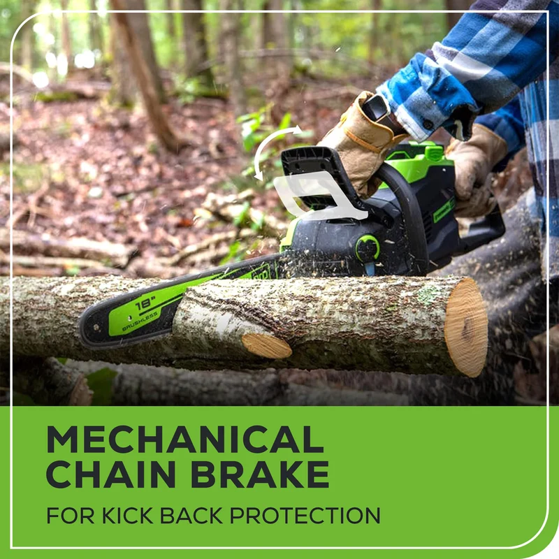 80V 18" Brushless Chainsaw (Tool Only)