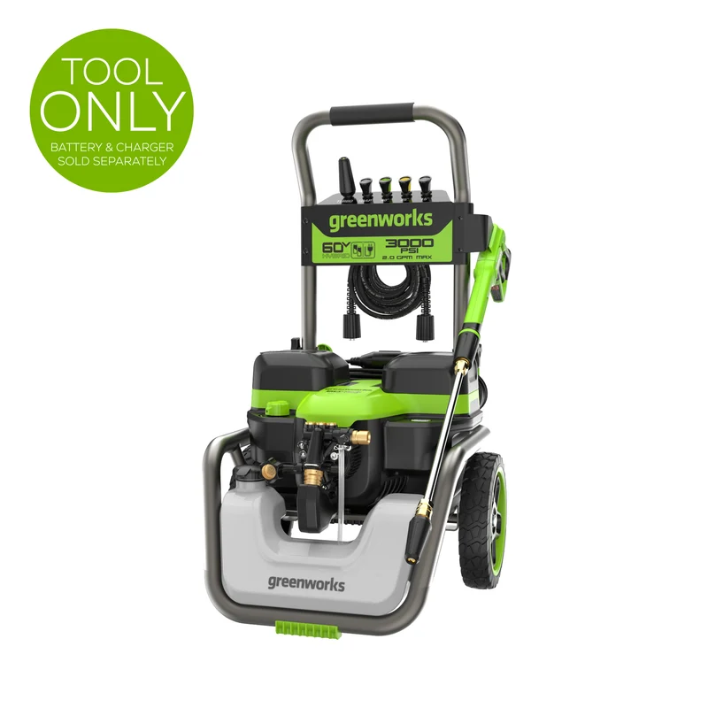 60V 3000 PSI Hybird Pressure Washer (Tool Only)