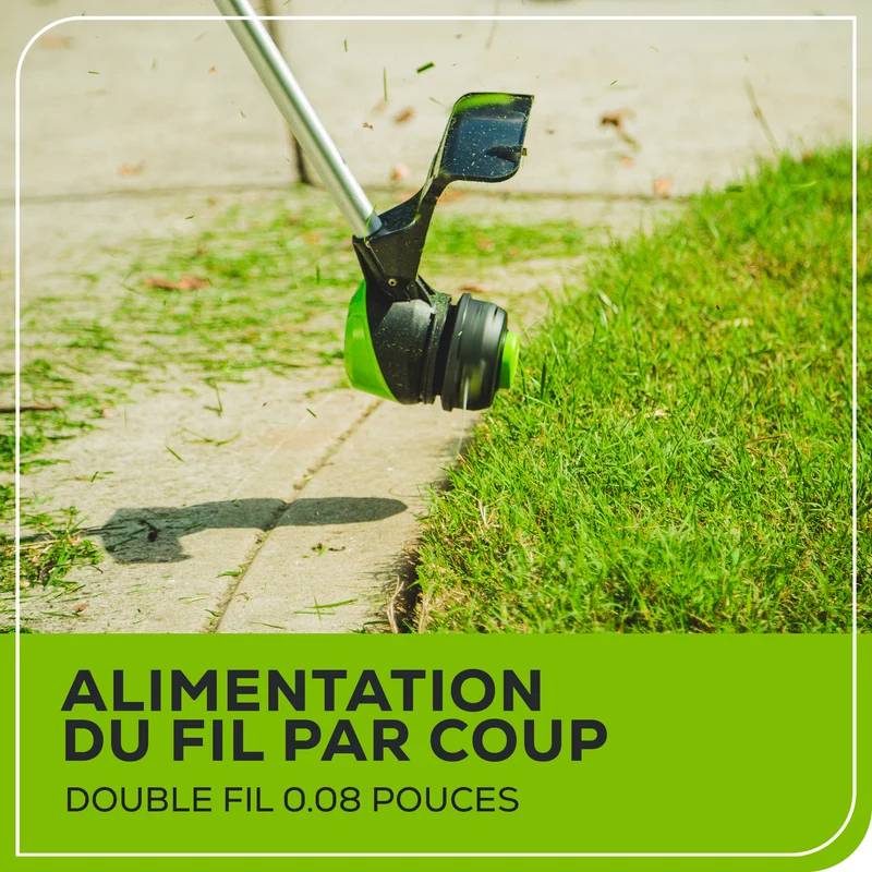 60V 13" String Trimmer, 2.0Ah Battery and Charger Included