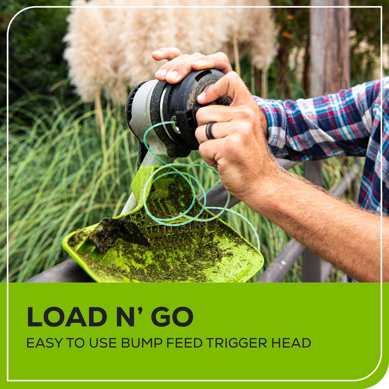 80V Grass Trimmer - 14"/16" Brushless String Trimmer with 4.0Ah Battery