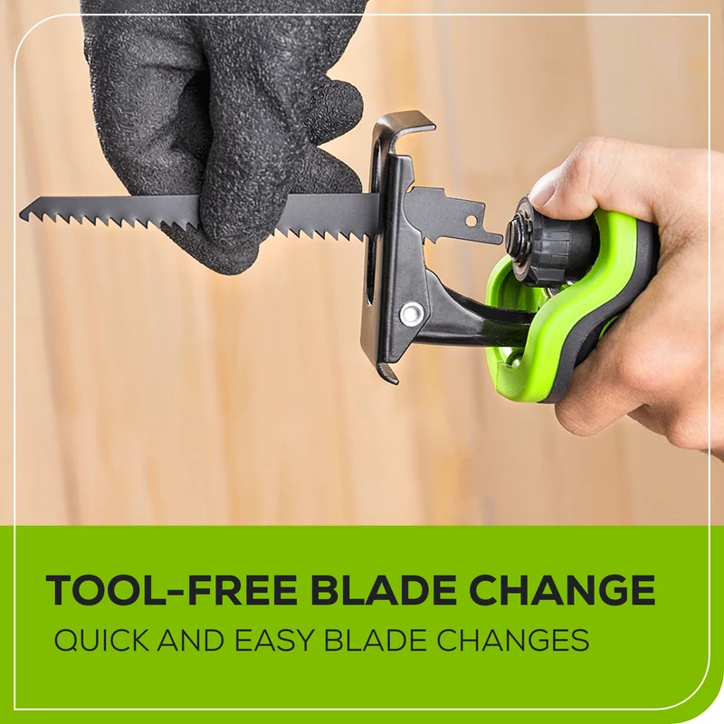 24V Brushless Reciprocating Saw, 2.0Ah Battery and Charger Included