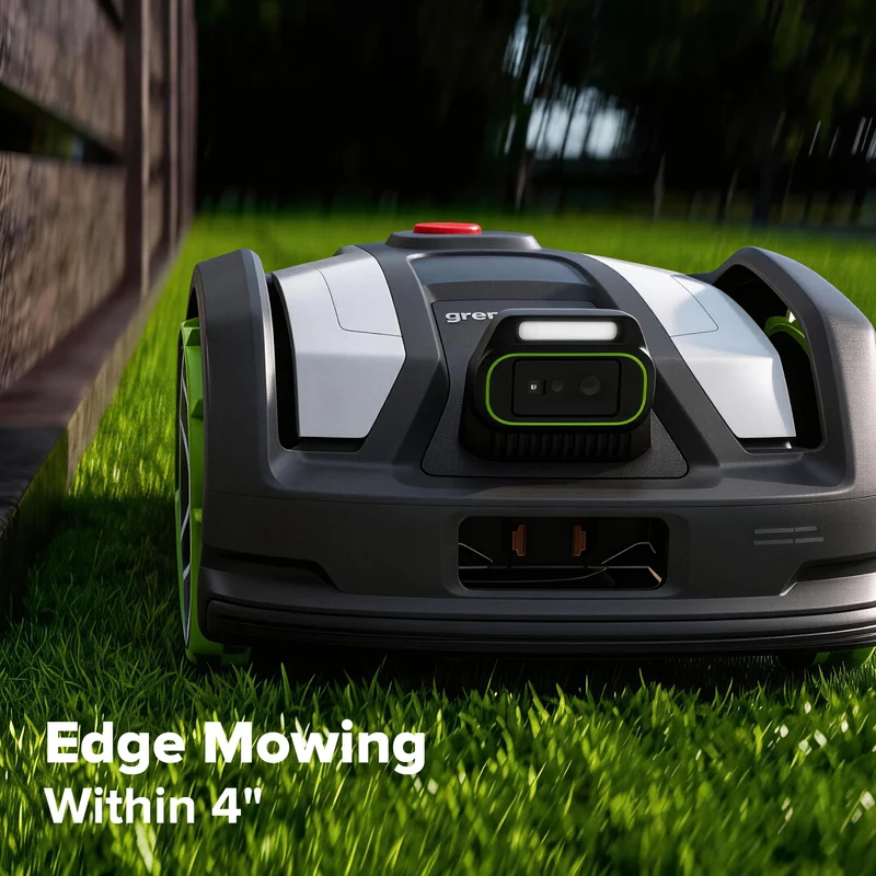 AiMowbot C20Z Wire-Free RTKVision Robotic Mower | 1/2 Acre, 4-Wheel Version