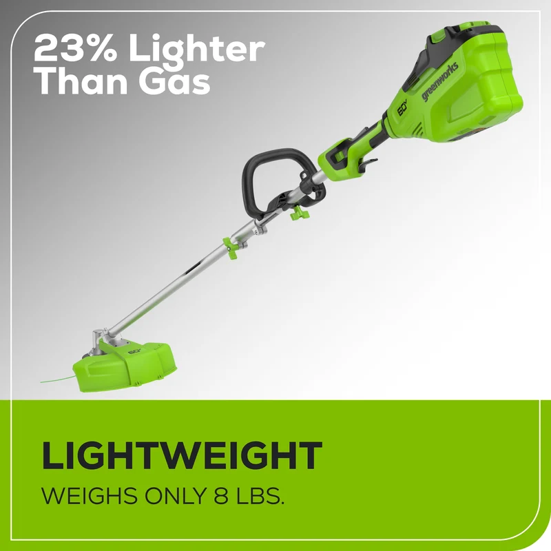 60V 16" Top Mount String Trimmer, (1) 4.0 Ah Battery & 3 Amp Charger Included