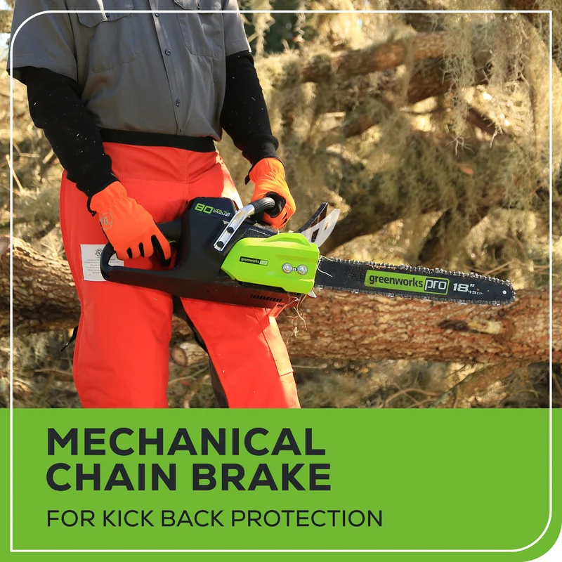 80V 18" Brushless Chainsaw (Tool Only)