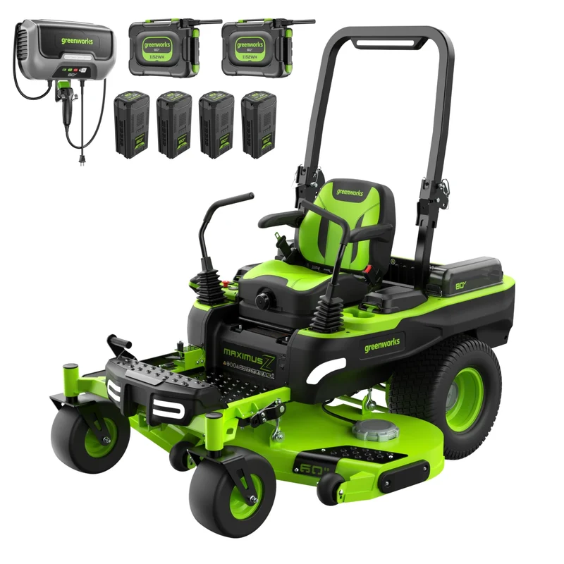 80V 60" Maximus Z Zero Turn Mower, (2) 16Ah, (4) 8.Ah Batteries and 1.5Kw Charger Included | MZ6081