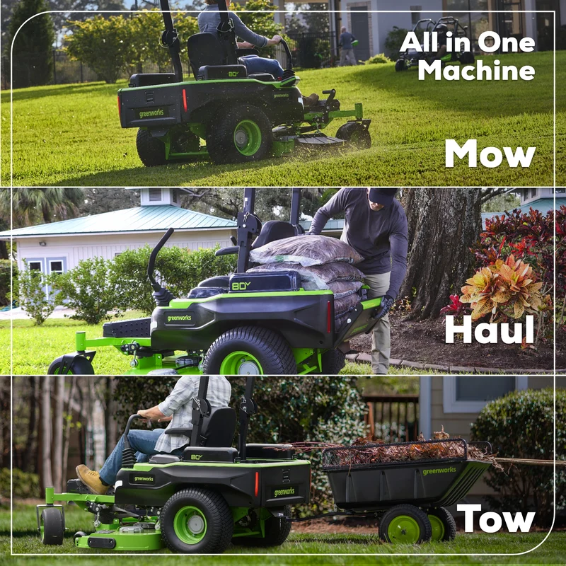 80V 60" Maximus Z Zero Turn Mower, (2) 16Ah, (4) 8.Ah Batteries and 1.5Kw Charger Included | MZ6081