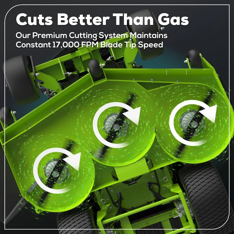 80V 60" Maximus Z Zero Turn Mower, (2) 16Ah, (4) 8.Ah Batteries and 1.5Kw Charger Included | MZ6081