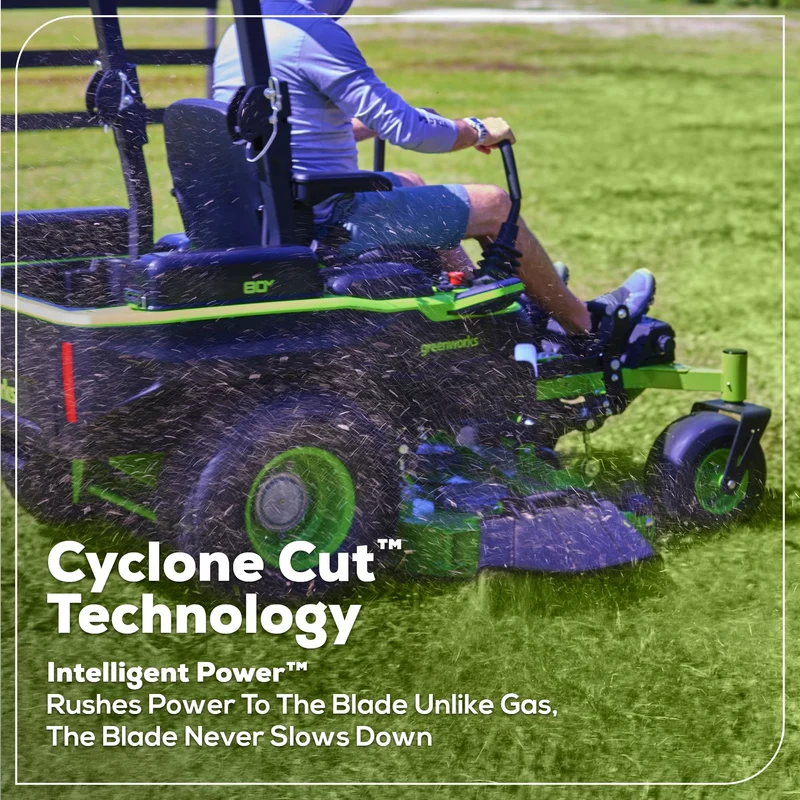 80V 60" Maximus Z Zero Turn Mower, (2) 16Ah, (4) 8.Ah Batteries and 1.5Kw Charger Included | MZ6081