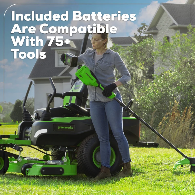 80V 60" Maximus Z Zero Turn Mower, (2) 16Ah, (4) 8.Ah Batteries and 1.5Kw Charger Included | MZ6081