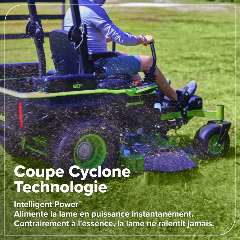 80V 60" Maximus Z Zero Turn Mower, (2) 16Ah, (4) 8.Ah Batteries and 1.5Kw Charger Included | MZ6081