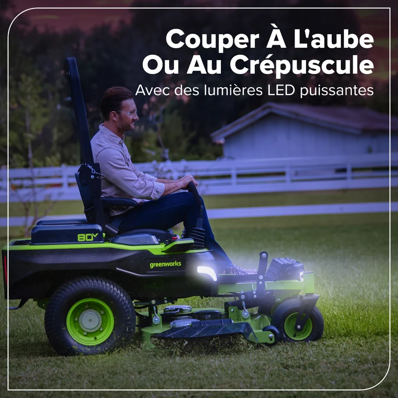 80V 60" Maximus Z Zero Turn Mower, (2) 16Ah, (4) 8.Ah Batteries and 1.5Kw Charger Included | MZ6081