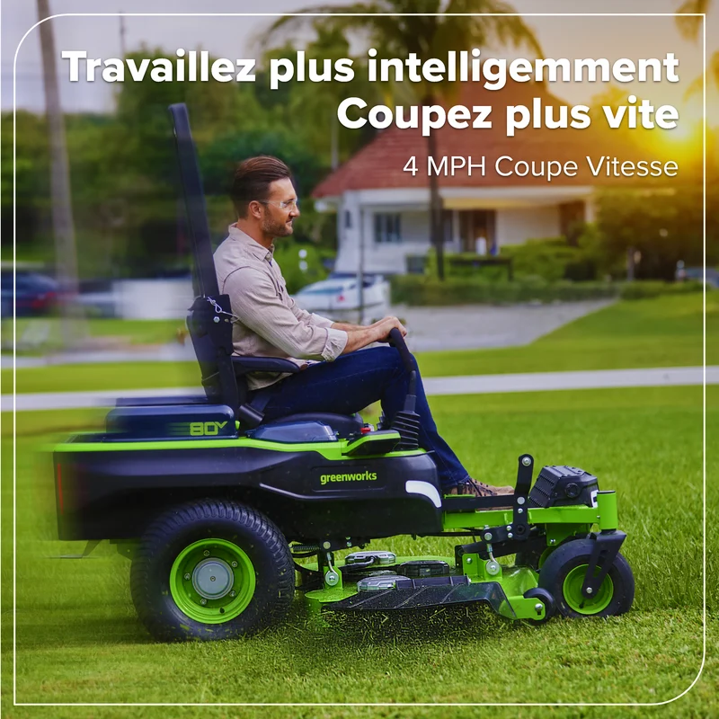 80V 60" Maximus Z Zero Turn Mower, (2) 16Ah, (4) 8.Ah Batteries and 1.5Kw Charger Included | MZ6081