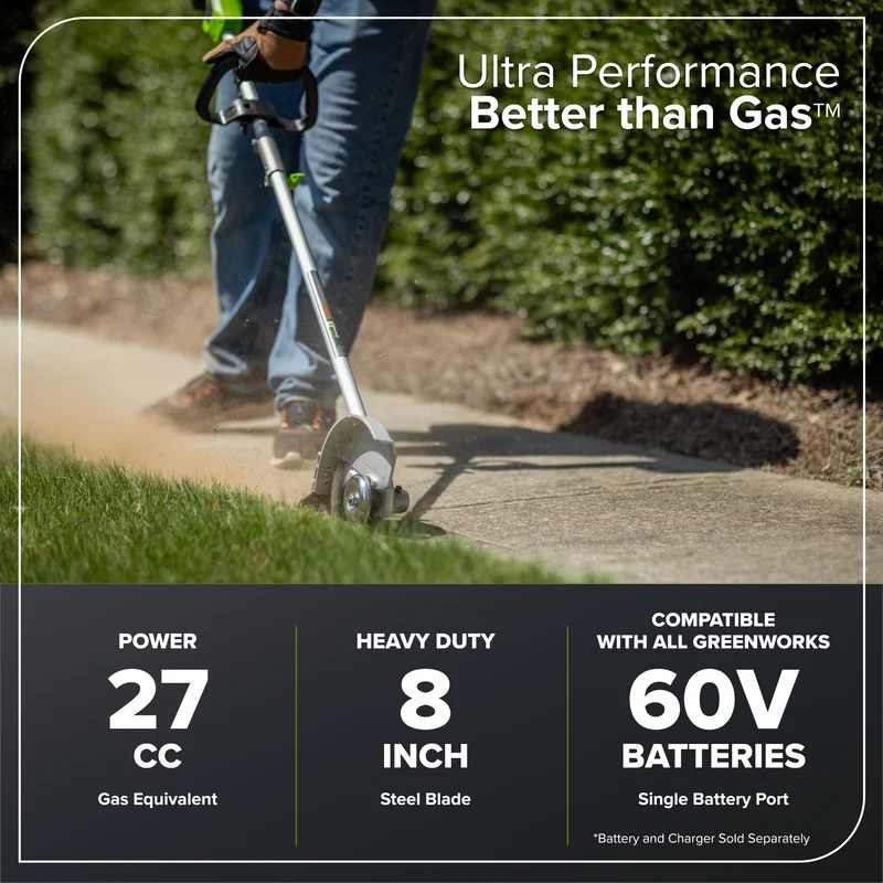 60V Attachment Capable Brushless Edger (Tool Only)