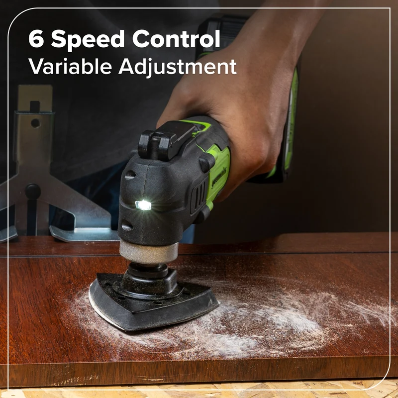 24V Oscillating Multi-Tool, 2.0Ah Battery & Charger Included