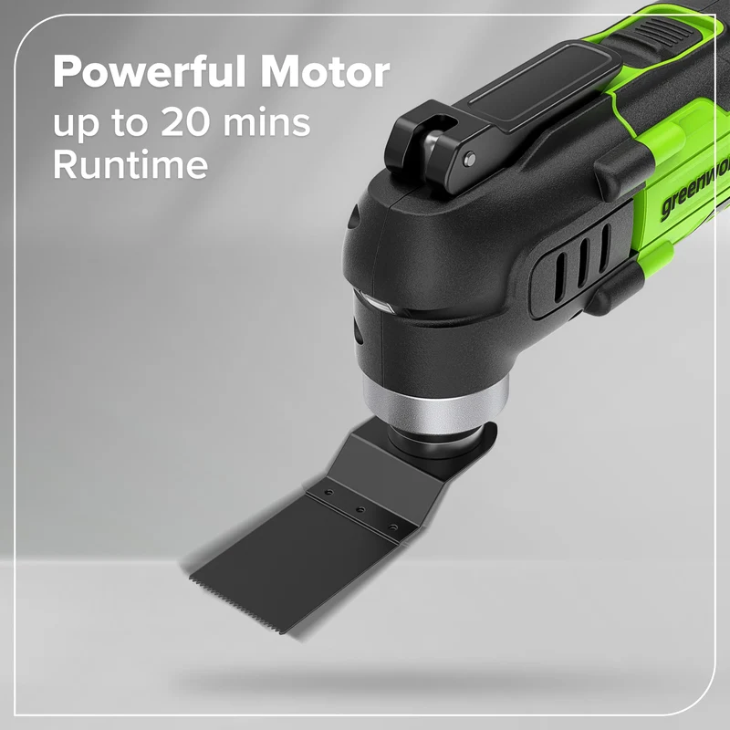 24V Oscillating Multi-Tool, 2.0Ah Battery & Charger Included
