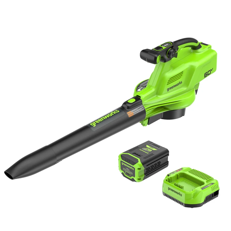 60V 520 CFM Blower / Leaf Vacuum, 4.0Ah Battery and Charger Included