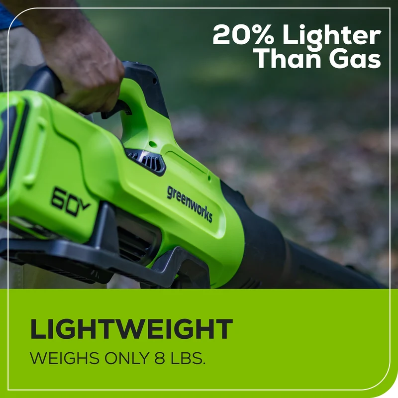 60V 16" String Trimmer & 630 CFM - 170 MPH Blower Combo, 2.5Ah Battery and 3A Charger Included