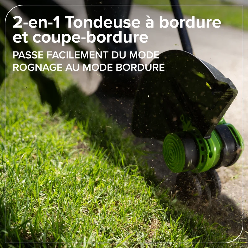 24V 13" Brushless String Trimmer, 4.0Ah 21700 Battery and 65W Type-C Charger with 3-FT Cable Included